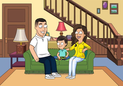 Become An American Dad - That Custom Cartoon