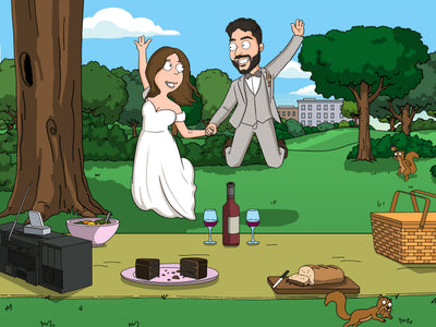 Family Guy Style Portrait - That Custom Cartoon